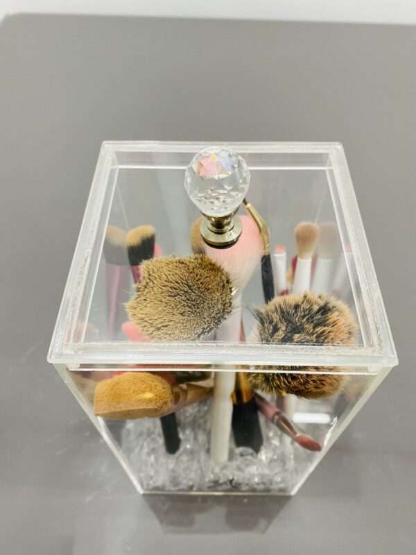 Mini Diamond Makeup Brush Organizer - Amaraindia