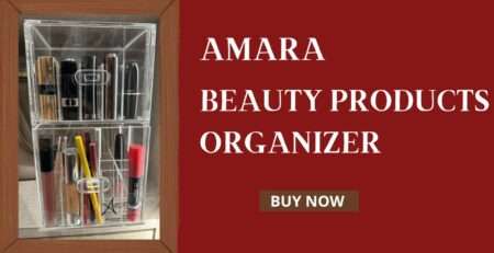 amara beauty product organizer